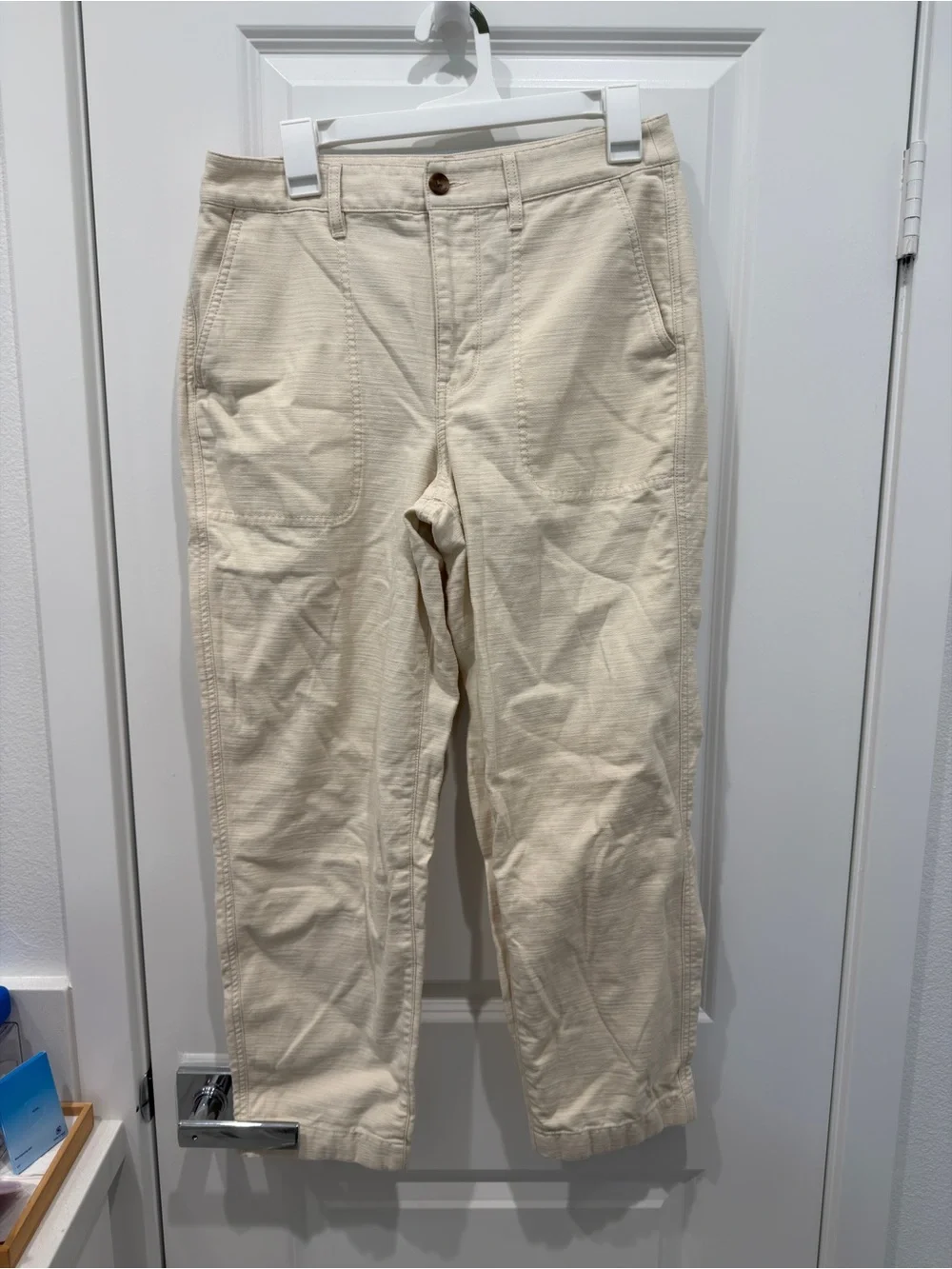 J. Crew Women's Cream Chino Pants